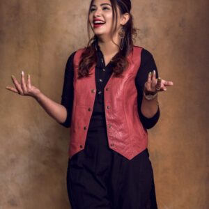 Today's Leather Ladies Waistcoat