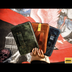 Today's Leather Sleeve Bag with Handle