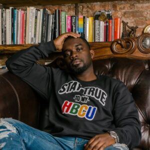 Stay True To My HBCU Crewneck- Black