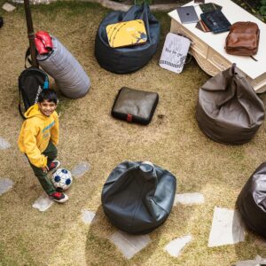 Today's Leather Bean Bag (L)